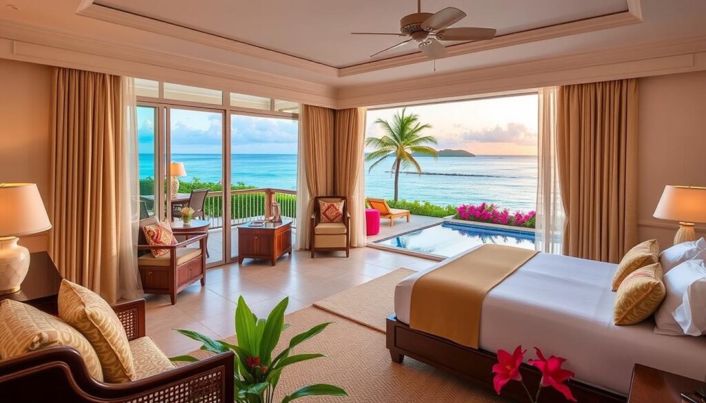 types of rooms sandals resort